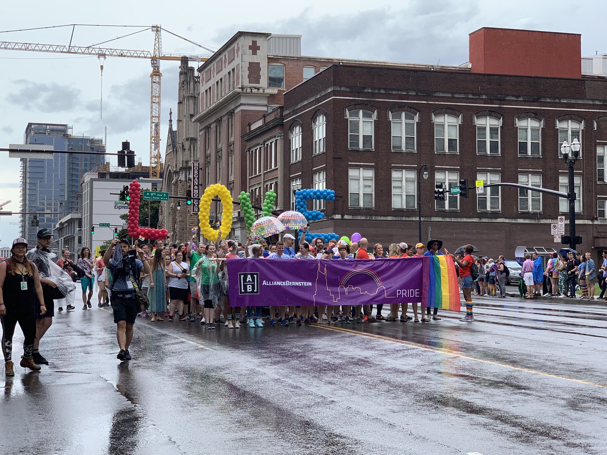 Nashville Pride Parade underway!