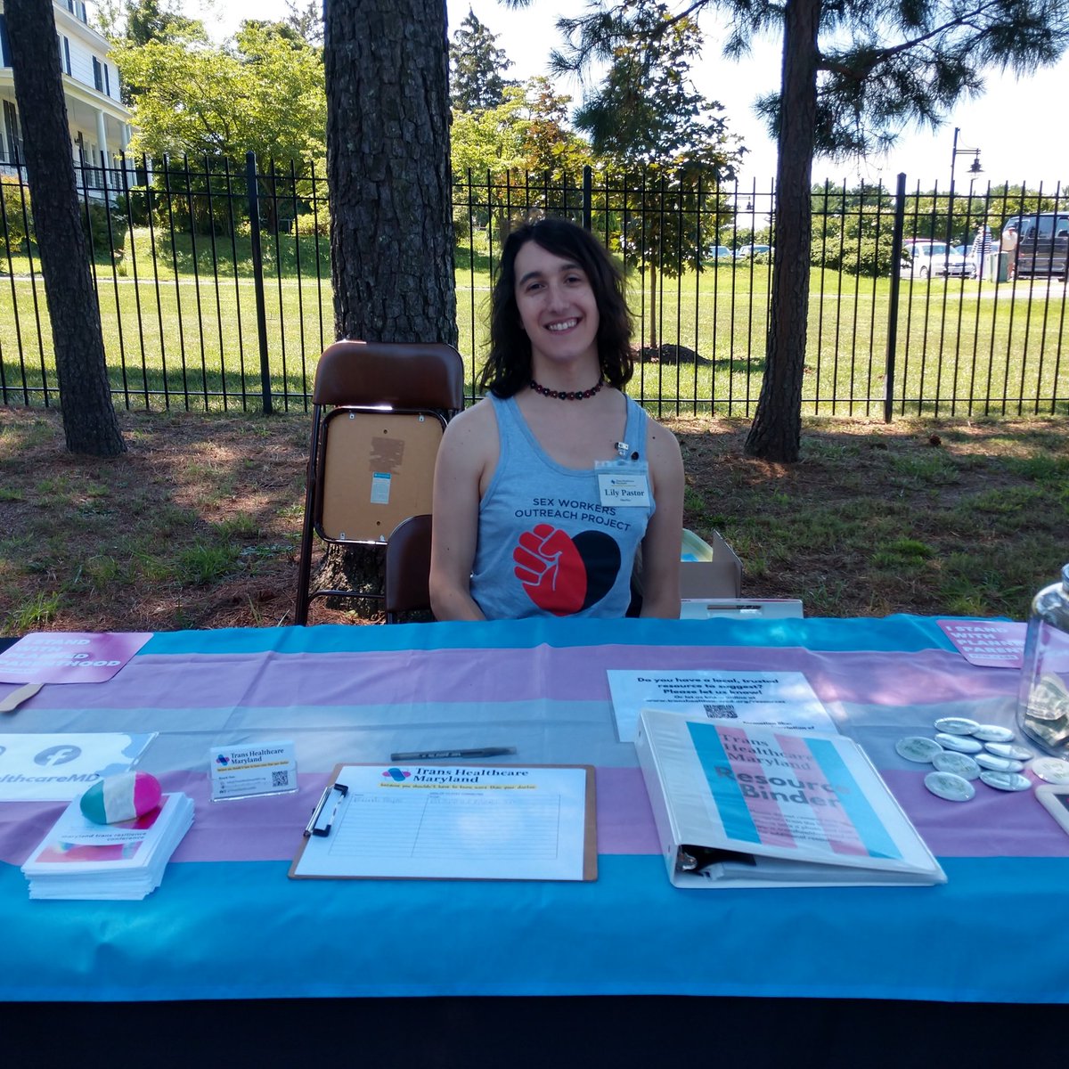 TransHealthMD's tweet image. Loving the trans visibility at Southern Maryland's Pride!!!

#pride #Pride2019