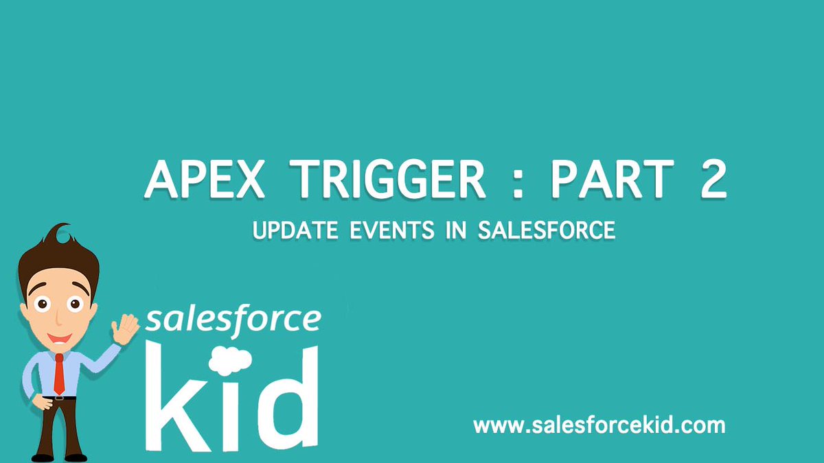 SfdcKid's tweet image. #salesforcekid Learn how and when to use Update Trigger Events in Salesforce โ๏ธโก๏ธ
- salesforcekid.com/2019/06/salesfโฆ
(Learn. Help. Share)
#salesforce #cloud #crm #trigger #SalesforceOhana #SalesforceDevelopment #learn #HelpOthers