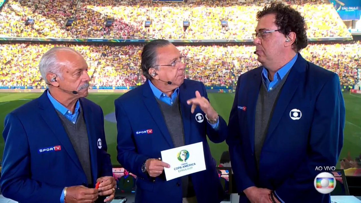 A bola vai rolar já já na #CopaAmérica! Peru 🇵🇪 x Brasil 🇧🇷#FutebolNaGlobo