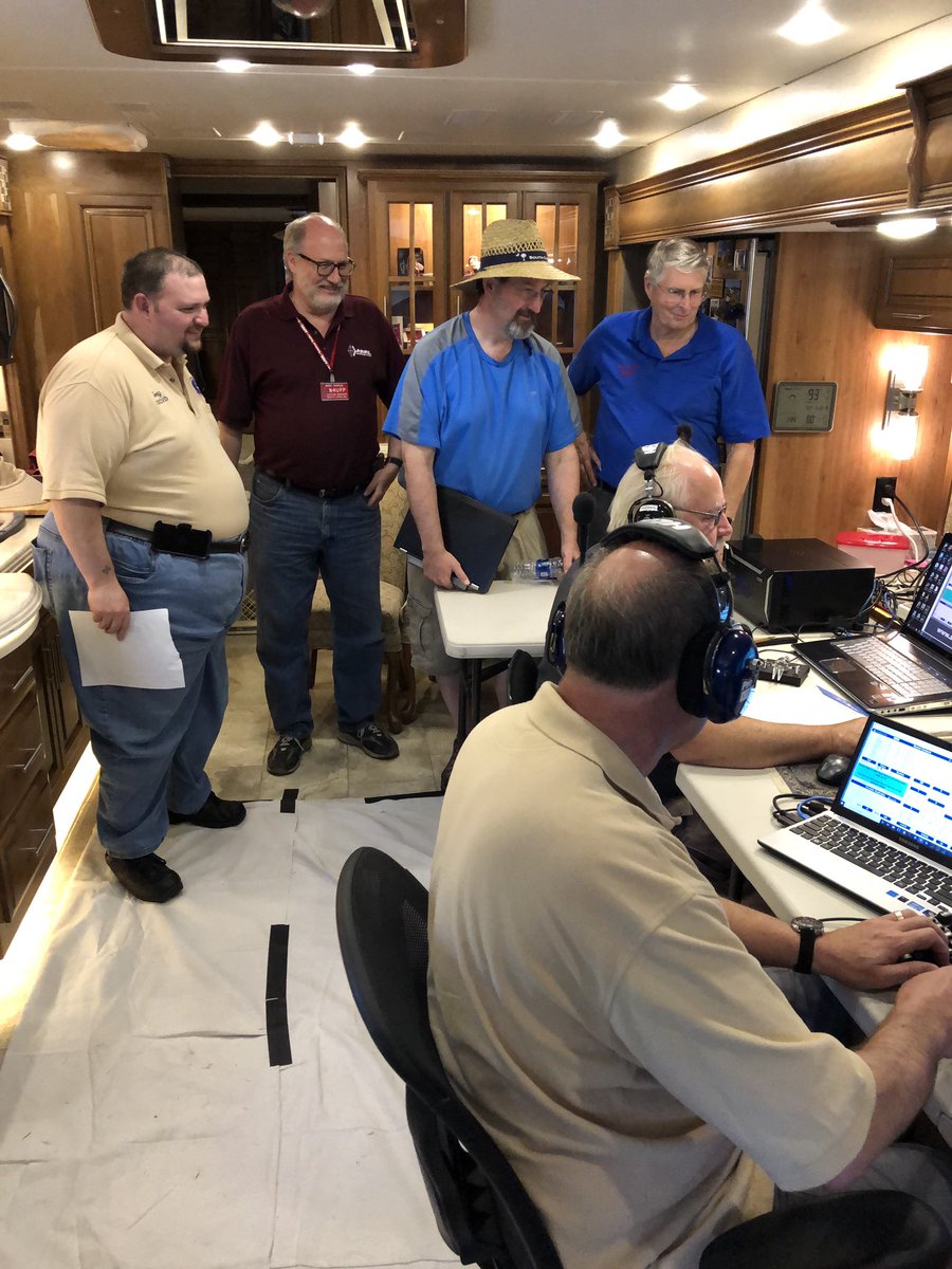 Thanks to Dr Marc Tarplee <a href="/arrlsc/">ARRL South Carolina</a> SM for visiting our #FieldDay 2019.