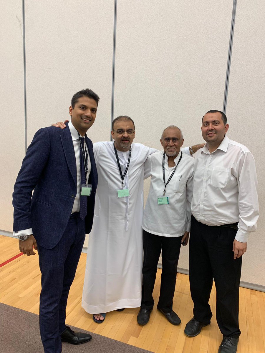 WFKSIMC's tweet photo. Here are some of the delegation at #WFEXCO in Toronto, Canada. WF Secretary General, @Shan_hassam, WF Councillors, Sibtein Asaria and Ahmed Daya and WF Honorary Treasurer, Mohamedkazim Bhaloo. https://t.co/DPxXFEhPyB