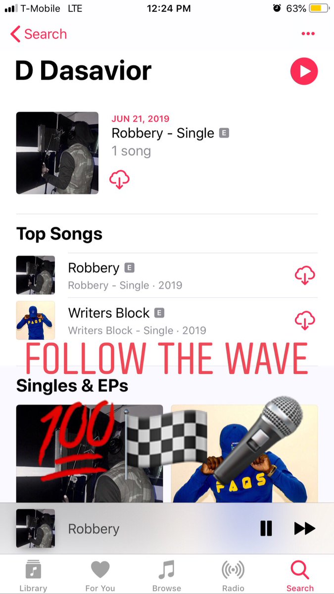 IamDaSavior's tweet photo. FOLLOW THE WAVE💯🏁🎤 https://t.co/CEgYFCagSV