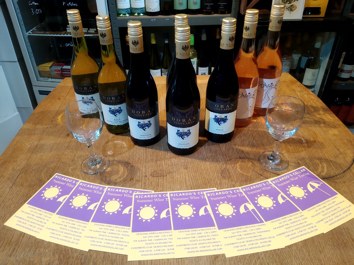 RicardosCellar's tweet photo. Looking forward to our Summer Wine Tasting at @TheAlbanyTwick next Saturday with @DoranFVintners!
It was great handing out tasters on Church Street at the weekend, next week they'll have the full portfolio - can't wait! https://t.co/j7cvfDNSMv