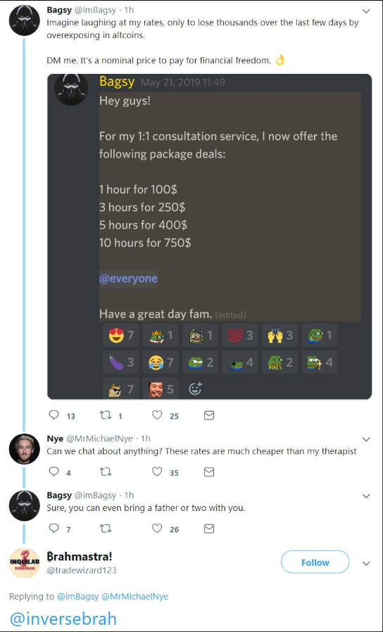 ProTrader_BTC's tweet image. $BTC 

I HOPE NO BODY falls for stupid shit like this!!!

Don't buy any crypto-classes or pay for paid groups from
middle-school drop-outs who learned how to draw a few lines on a chart.

Learn TA by yourself, educate yourself, exchange ideas!!!
Don't buy shit!

#bitcoin #BTCUSD