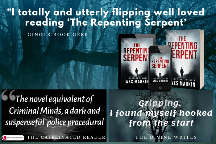 JonCazCole's tweet photo. #WrapUp and #ThankYou to all the fantastic bloggers on the #BitsaboutBooksBlogTour for THE REPENTING SERPENT by @MarkinWes - what an awesome tour it was! Many thanks, @DramaHuman31, @Ginger_bookgeek & @thedivinewrite1 🙏🌷❤️📕
https://t.co/92dsJQgKBn https://t.co/zJayNMdD9i