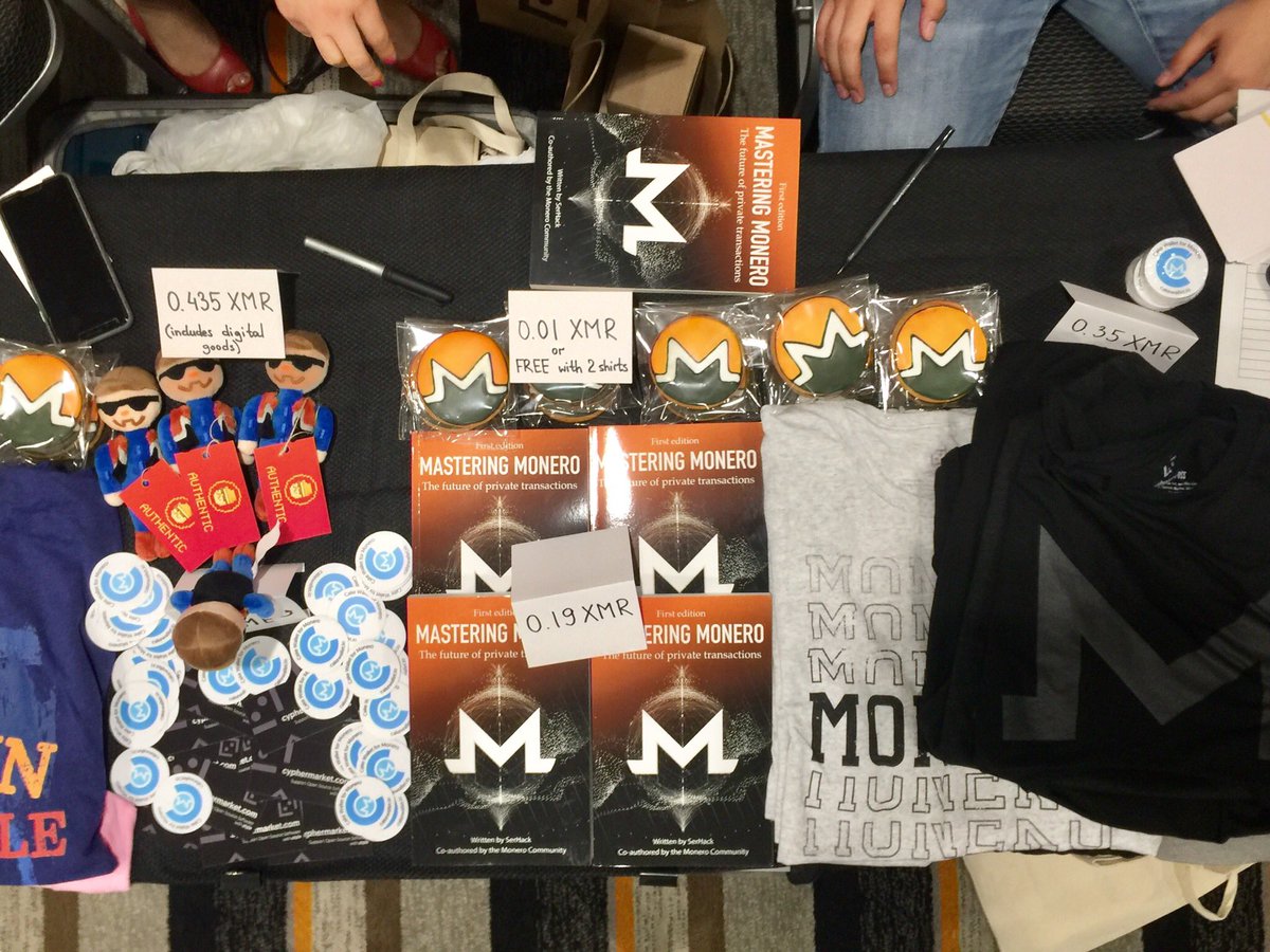 Grab your most beloved <a href="/monero/">Monero (XMR)</a> #cryptoswag by <a href="/CypherMarket/">Cypher Market</a> 
during #konferenco2019 while stock lasts. Stop by , grab your shirt and show your support.