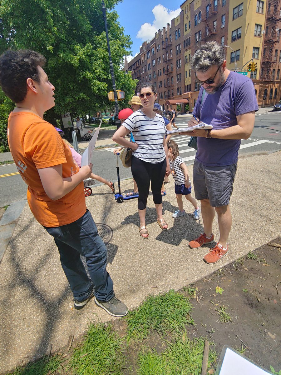 Matthew and Erika want to see protected bike lanes on Flatbush avenue! #FixFlatbush #fixourstreets