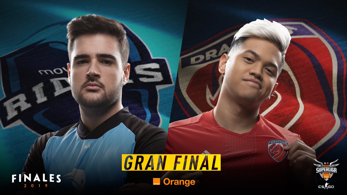 🏆¡VAMOS CON LA GRAN FINAL DE LA SUPERLIGA ORANGE! 🏆

🆚 <a href="/Movistar_Riders/">Síguenos en @MovistarKOI</a> - <a href="/TeamDragons/">Dragons Esports Club</a> 

📺 twitch.tv/lvpes2 

#SuperligaOrangeCSGOFINAL #Gamergy10