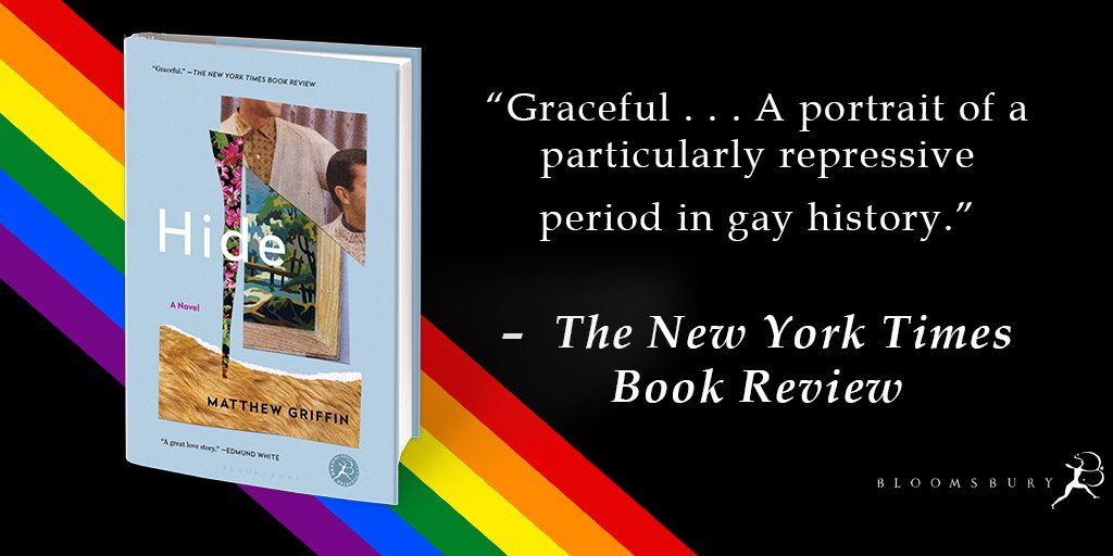BloomsburyPub's tweet photo. Spend your #PrideMonth with some queer literature! Both a Lambda Finalist and ALA Stonewall Honor Book, HIDE by Matthew Griffin is a tender, aching story of a hidden life in the recent history of gay love in America.
https://t.co/bq2P6QqYBu https://t.co/vXUXmSJjhR