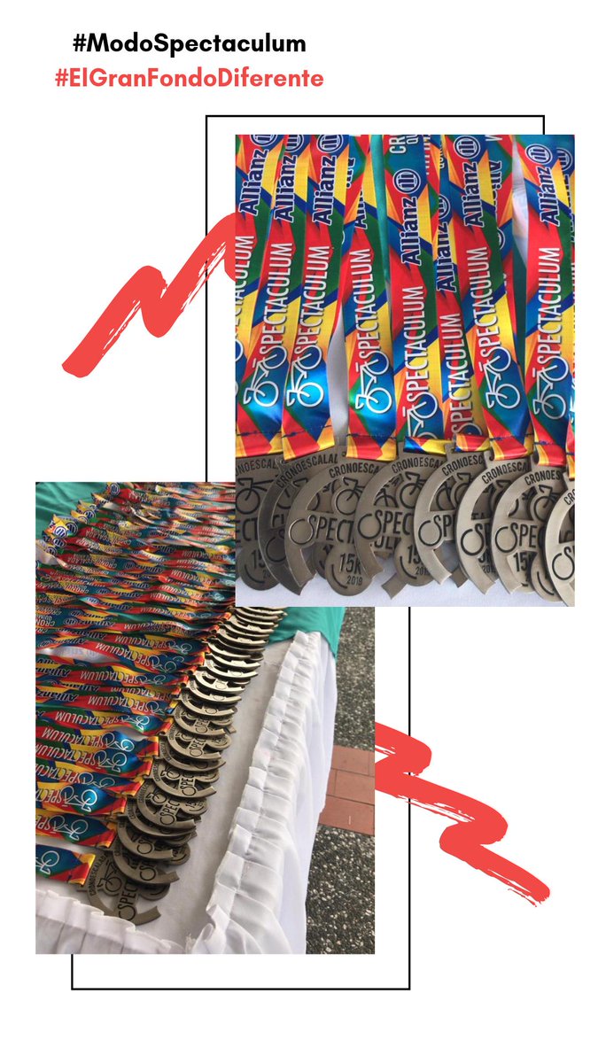 El Gran Fondo diferente ya es una realidad y muchos están demostrando que están más #ModoSpectaculum que nunca 👏🔥
Les compartimos la imagen de las medallas de la Cronoescalada 15K 😏
#Motivados #VamosJuntos
📍 <a href="/Parcafeoficial/">ParquedelCaféOficial</a>