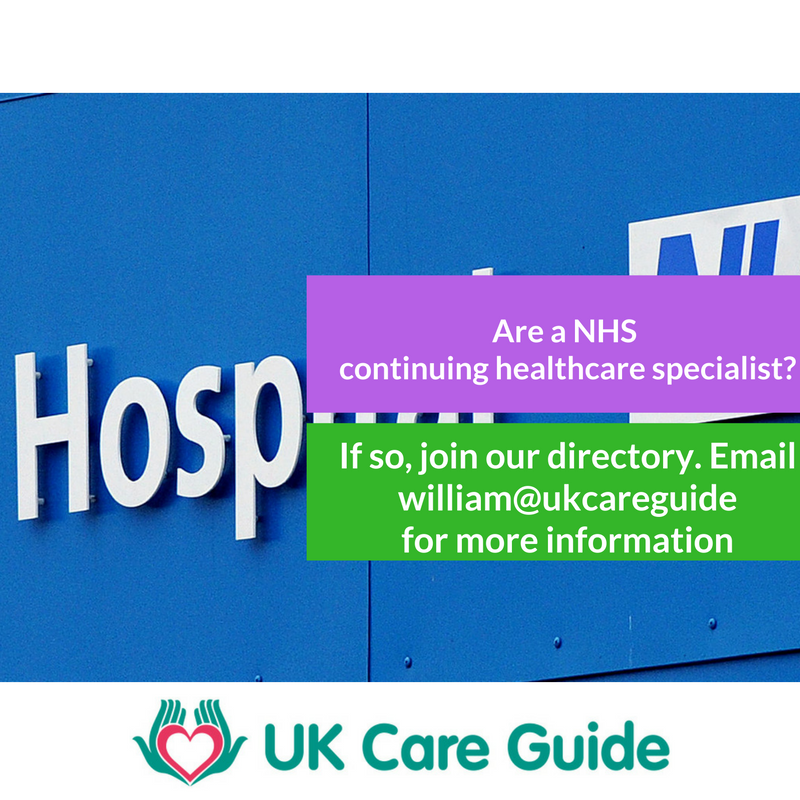 Are a NHS Continuing Healthcare advisor? If so, why don't you join our directory and have people contact you? dld.bz/e8kgD