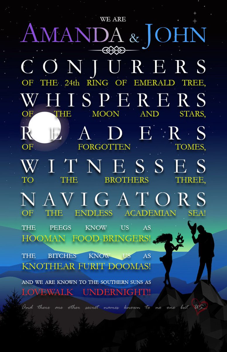 JohntheSilver81's tweet image. Wife and I are big fans of @MagicTavern. Our favorite person (besides eachother)  is @usidoretheblue! Therefore in honor of our upcoming wedding anniversary, I photoshopped this for my wife. I do hope she enjoys it, AND ALL OF OUR AMAZING ACHIEVEMENTS! #hftmt #usidore #chunt