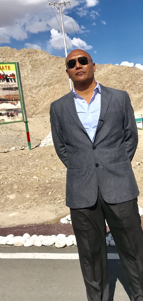 majorgauravarya's tweet photo. “My men were surrounded by Pak soldiers, I had to go and save them”, he said.

“Sir, you could have died”, I said to him.

“Officers lead from the front. There is no other way”, he said quietly.

This is Col. Sonam Wangchuk, MVC

They call him the Lion of Ladakh. https://t.co/ndzX5zWb2w