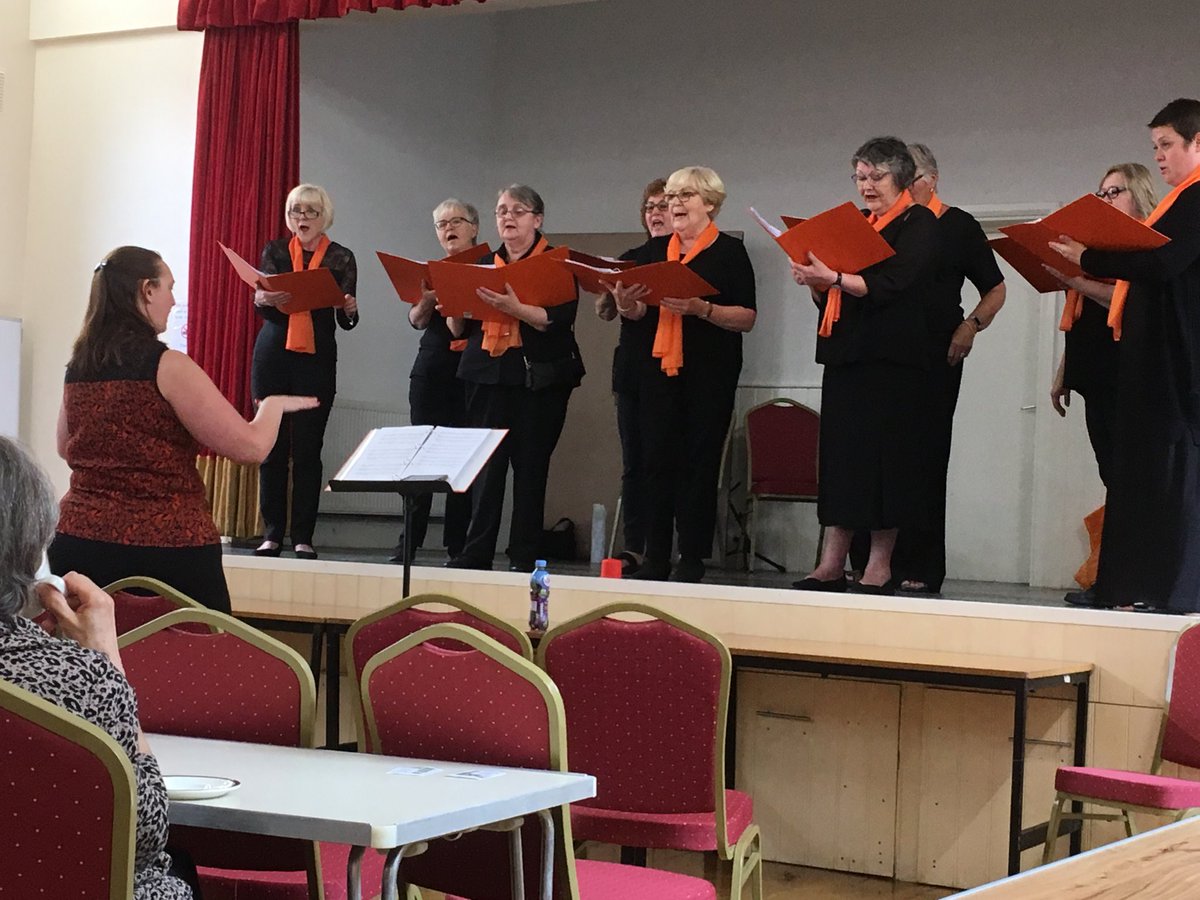 ⁦<a href="/Harmonix_choir/">Harmonix Choir</a>⁩ showing real ability and making new friends at #Epworthmusicday this afternoon. Very well done!