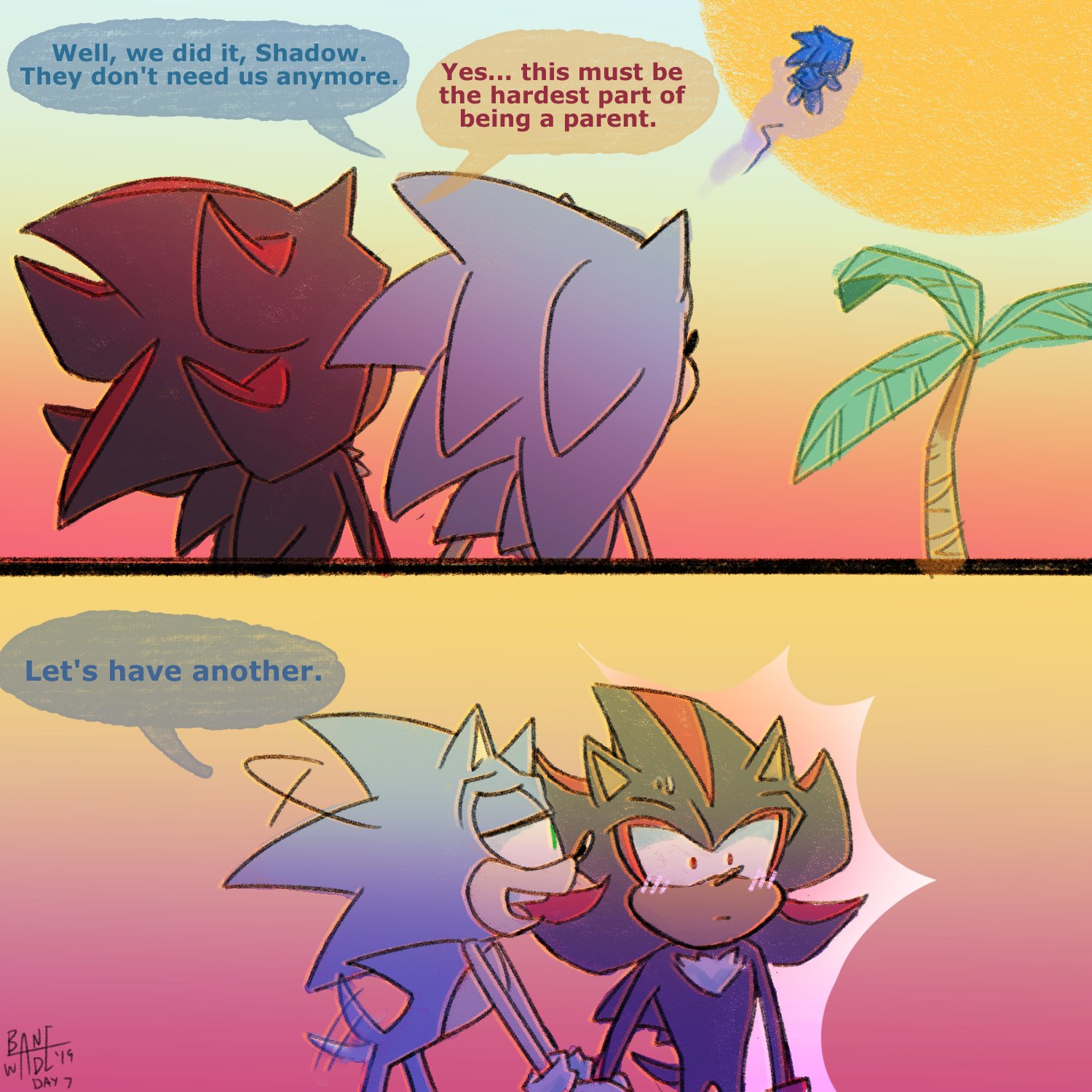 Bane Wade ☠ BLACK LIVES MATTER ☠ (comms OPEN) on X: HAPPY DAD DAY from  Shad-dad and dad-Sonic, best dads to bb Silver!! Inspired from my all time  favorite sonic fanfic Unity