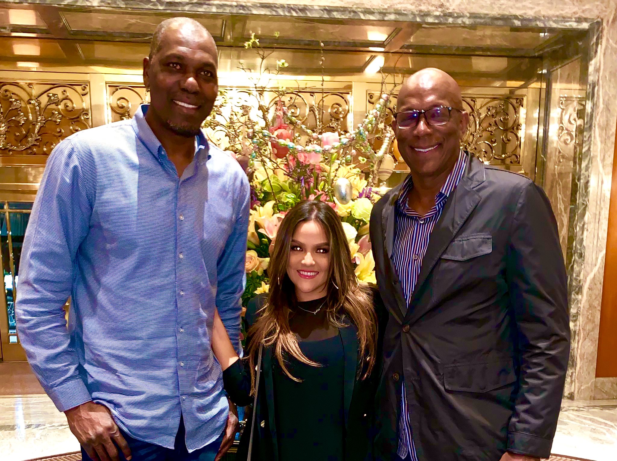 This will forever feel like my best photobomb. Happy Birthday Clyde Drexler! 