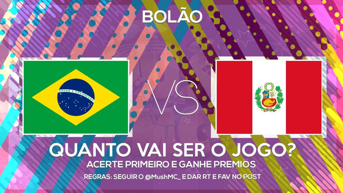 MushMC_'s tweet image. 📝 Bolão da Copa América:

Qual será o resultado entre:
Brasil 🇧🇷 x 🇵🇪 Peru
-------------------
Regras:
Seguir @MushMC_
Dar RT 🔀 + FAV ❤️!
-------------------
O primeiro que acertar o placar irá ganhar o RANK ULTRA de 45 dias.