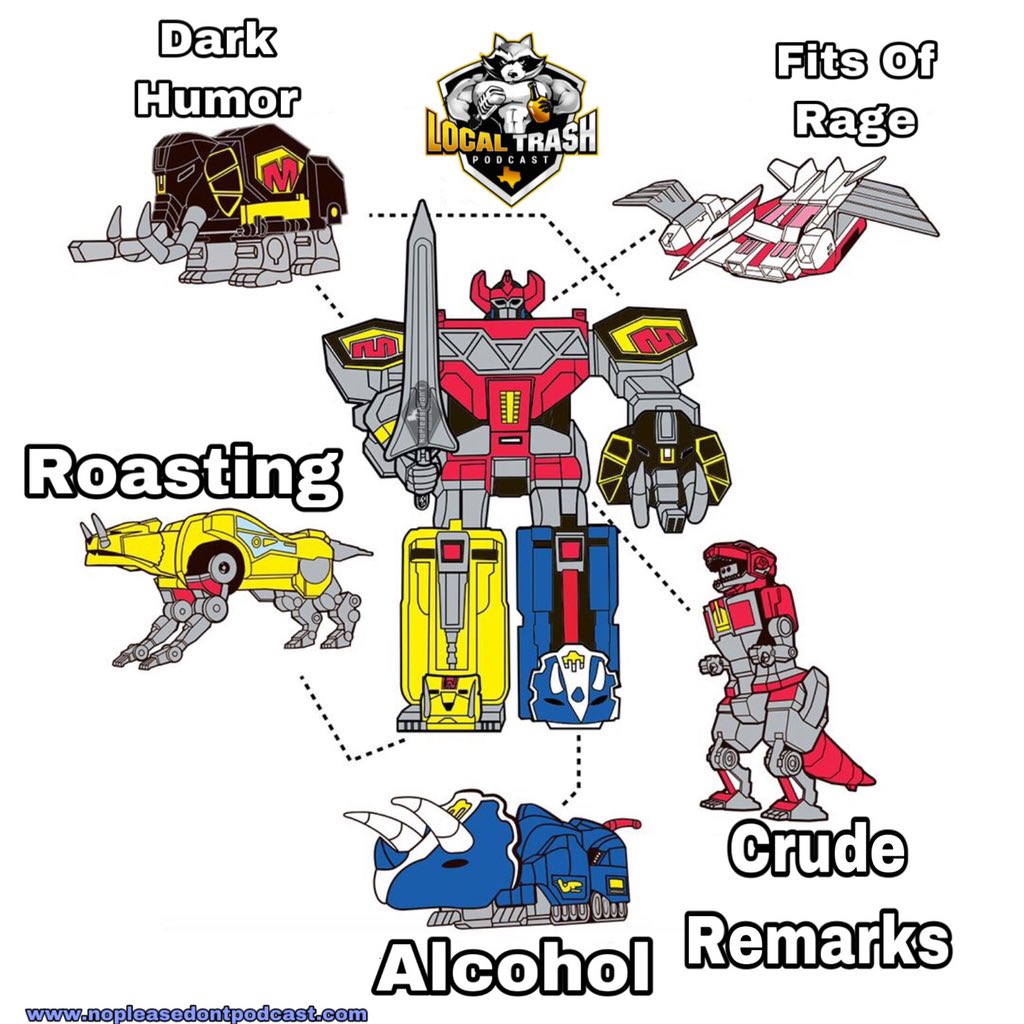 LocalTrashPod's tweet photo. Half the zords donβt show up to the fight so the others are left scrambling.
https://t.co/4kdTexmnqF
#PodernFamily #powerrangers #localtrash #txpod https://t.co/euMl2s9LDE