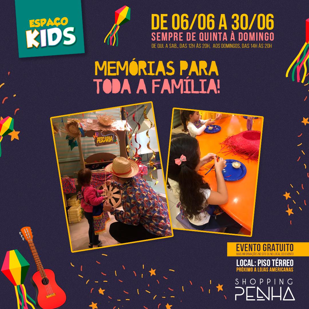 ShopPenha's tweet photo. Memórias lindas estão sendo criadas no nosso Espaço Kids Junino. Aproveite o fim de semana e venha curtir este momento conosco! 👨‍🌾👩‍🌾🌽🍰🍿🍫

#EspaçoKidsJunino #ShoppingPenha #família https://t.co/WPqz0KI0Ny