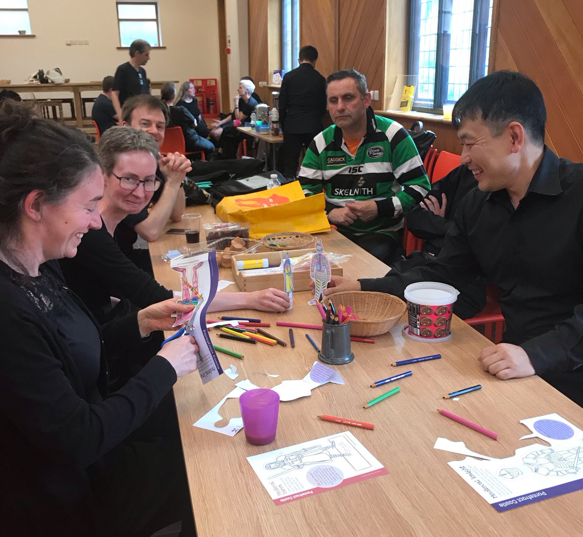 WYSOLeeds's tweet photo. Green Room activities @PonteCastle #colouring #PromInTheCastle https://t.co/1ZqDwIEi3o