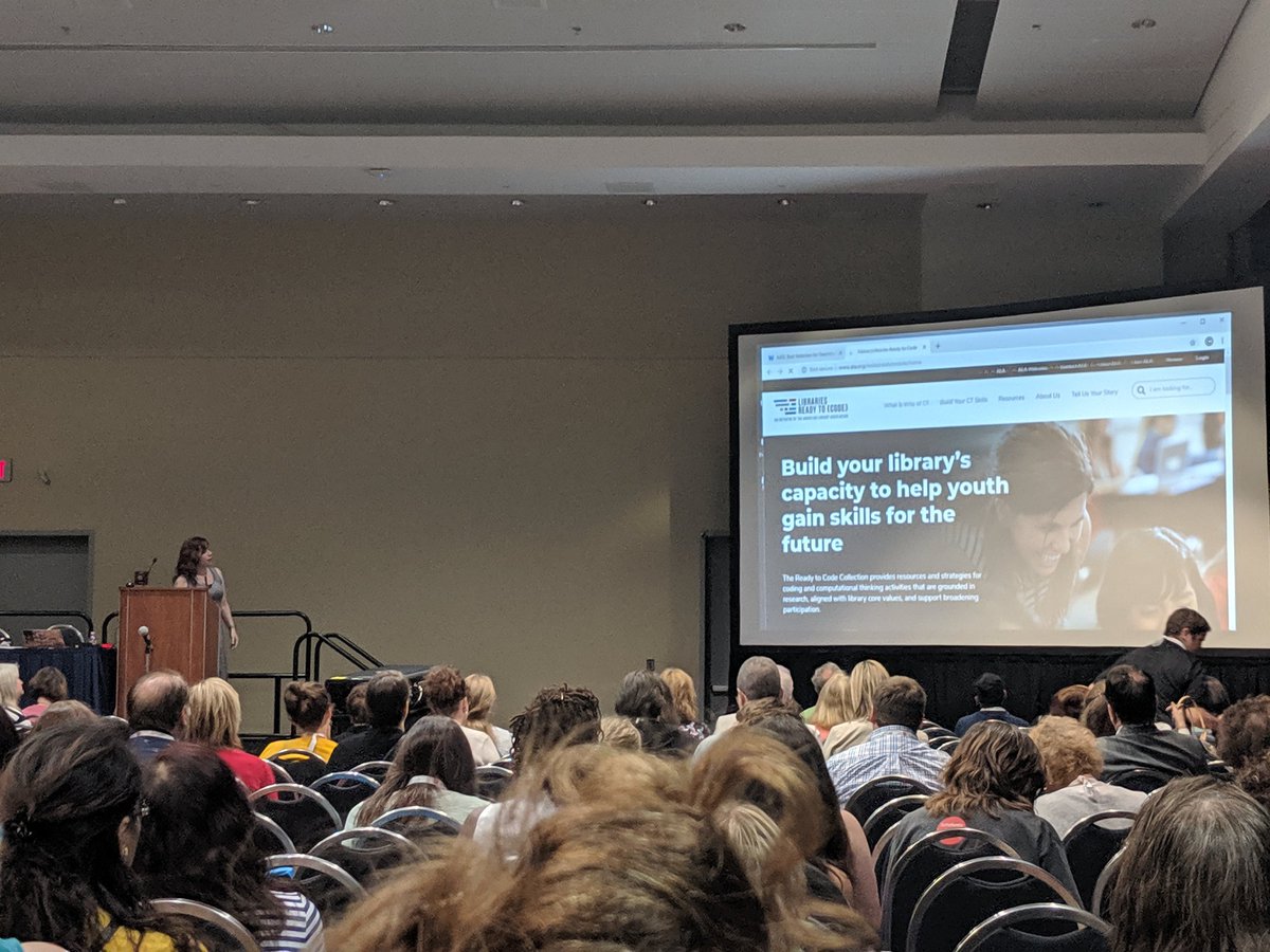 haihong00's tweet image. "If your library is interested in teaching coding and computational thinking, you need to visit Libraries #ReadyToCode!" Content curated by librarians for librarians! #aaslbestwebsites #alaac19