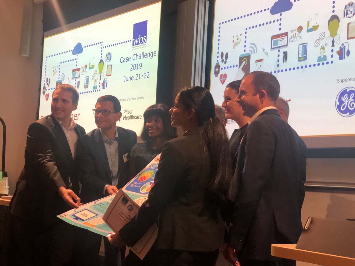 Congratulations Digital Health Consultancy from Warwick Business School, the Poster Competiton winners of the WBS Case Challenge 2019!
#wbscasechallenge #wbscasechallenge2019 #healthcare #DigitalTransformation
<a href="/pfizer_uk/">Pfizer UK</a> <a href="/GEHealthcare/">GE HealthCare</a> <a href="/WarwickBSchool/">WBS</a>