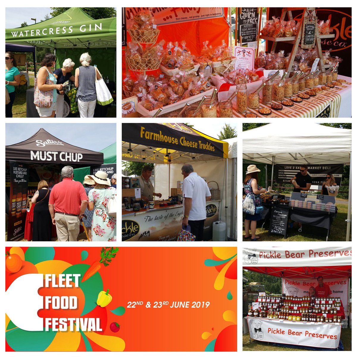 Visit the Food Producers' market at the Fleet Food Festival tomorrow23rd June for gifts and foodie treats. Gates open 10am. #Fleet #FindYourFleet #FleetFoodFestival. Check out the list here ow.ly/O2XW30oTQY1