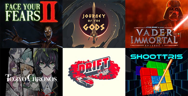 #OculusQuest launch titles #VaderImmortal Ep. I from <a href="/ILMxLAB/">ILMxLAB</a> + #FYF2 &amp; Journey of the Gods from <a href="/turtlerock/">Turtle Rock Studios</a> came to the Rift Platform this week, <a href="/TokyoChronos/">chronos_series_en</a> made its way from Rift + #OculusGo to Quest, + new games from <a href="/RaptorsGamesVR/">Raptor's Games</a> + <a href="/Palvesoft/">PalveGames</a> // ocul.us/ReleasesRecapJ…