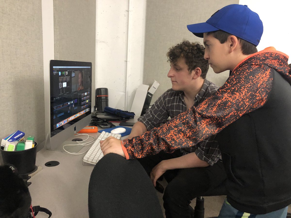 sandomenico's tweet photo. Summer Film Camp with film program alumni (and film festival award winners!) as instructors! #sharingthewisdom #generations #filmmaking #filmmakers #summercamp #sandomenicoschool https://t.co/ClMu8ucAu1