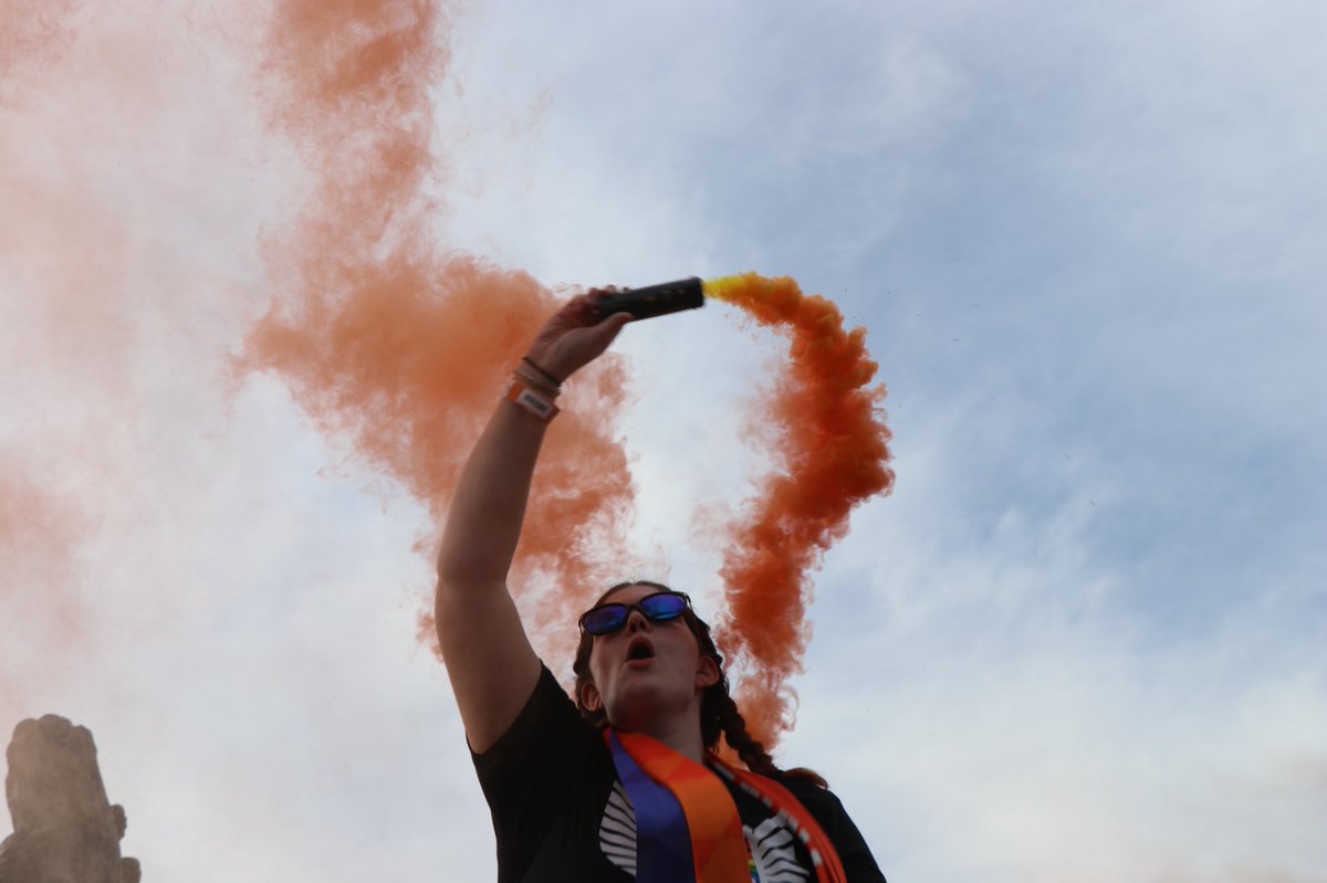 fccincinnati's tweet photo. Our #FCCincy supporters got the party started!
#CINvLA | #EqualityNight https://t.co/wIpNPsz8Qb