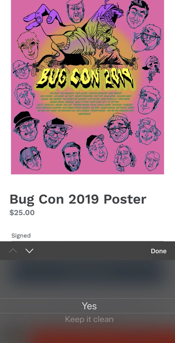BugConOfficial's tweet image. You can get your #BugCon2019 poster signed if you’d like!

shop.bazizio.com/products/bug-c…