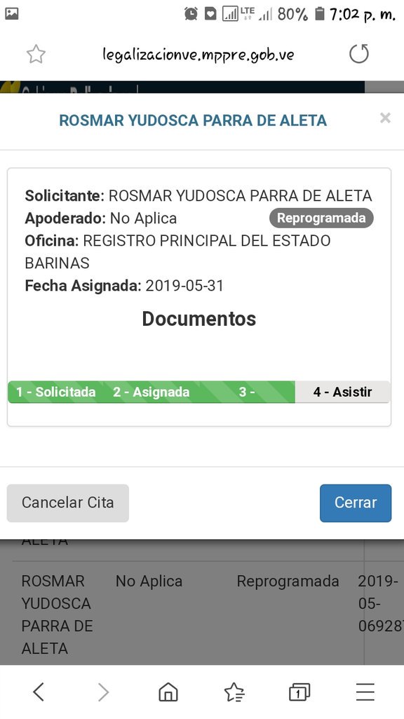 Yudoska's tweet photo. Esa cita la cancele y su también  reprogramación. Ya que para cuando llegó mis antecedentes estaba. Vencidos, ahora me sale las dos .sin opción a cargar los documentos actualizados. Revise ese sistema, reinicien... Rosmar Parra CI 15981933. Auxiliooo https://t.co/aU1XHMrdph