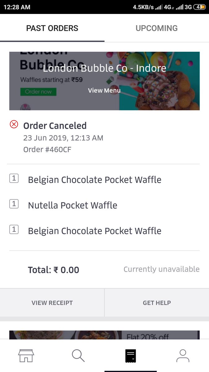 PritiDayal's tweet photo. @UberEats_IND you guy cancelled my order without informing me. I am hungry and was waiting for my order to get delivered. Very unprofessional behaviour. https://t.co/GchZ6Zu3zR