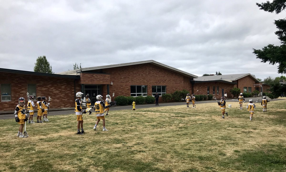 TeamWA_Lax's tweet photo. The boys of Char warming up for their Saturday slate... #CharNation #ClassOf2026 #CharInVancouver https://t.co/OQLcbDqzo3