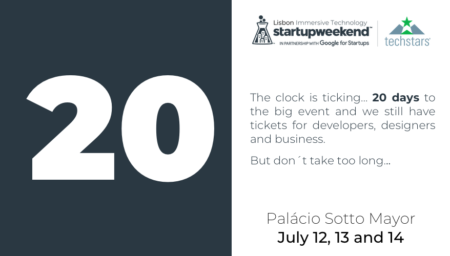 swilisbon's tweet photo. The clock is ticking... 20 days to the big event and we still have early bird tickets for developers, designers and business.

But don´t take too long... https://t.co/nmgCFA0rvo