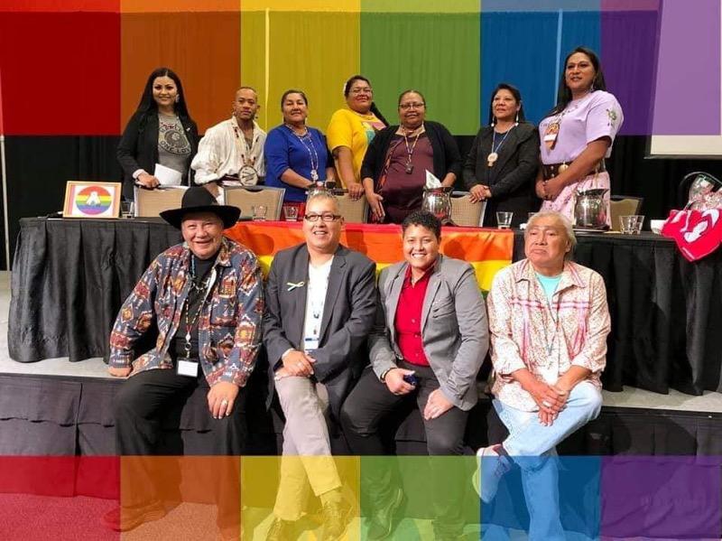 taliatmartin's tweet image. Blessed day, such an honor to attend and be amongst Such colorful spirits. 1st #twospirit event in #forthall