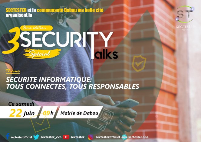 TraoreS20617673's tweet photo. #Dabou #formation #sectester
"Soyez les soldats de la vulgarisation des bonnes pratiques de la #securite #informatique " dixit @diakite_famori président de #Communaute_Dabou_ma_belle_cité aux participants .@kaberu_tairu @SelouBah @cyriacgbogou @Joel_nicaise @IdrissQuoudouss https://t.co/hkZZBaKIw4