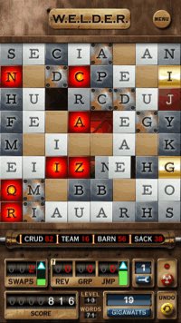 JenStJames's tweet image. I welded DEAN for 44 points in W.E.L.D.E.R., a game that is a cross between Scrabble and Candy Crush. Come join me! #weldergame