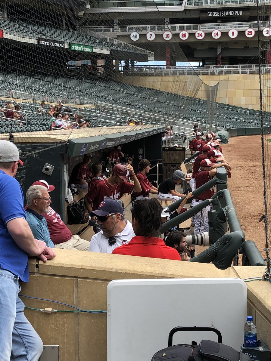 yacardinals's tweet photo. Thanks @Twins @TwinsPrez @SKORNorth @ChrisReuvers for the opportunity today to play at Target Field in the #TownBallClassic.  We’re incredibly grateful.
#YACsquad
#FlyHighCards https://t.co/faNbo2vh2N