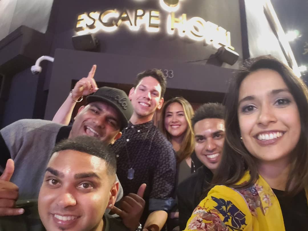 sharmitalive's tweet photo. We escaped the Zombie room with just minutes to spare!! Happy birthday twins!

#escapehotel #closecall #adventure #birthdaycelebration #escaperoom https://t.co/lz5QjXl1bF