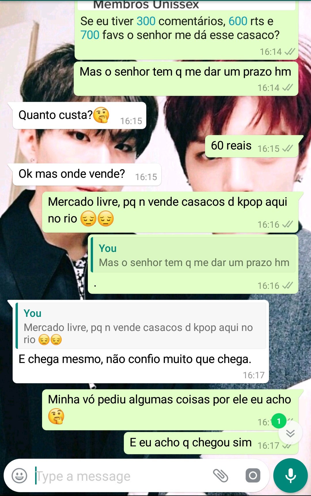 moletom monsta x mercado livre