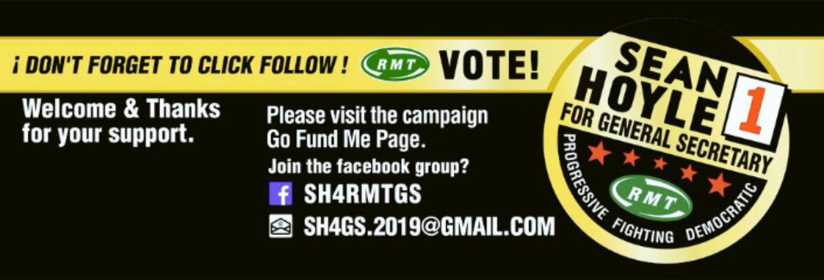 Sean Hoyle For RMT General Secretary tweet media