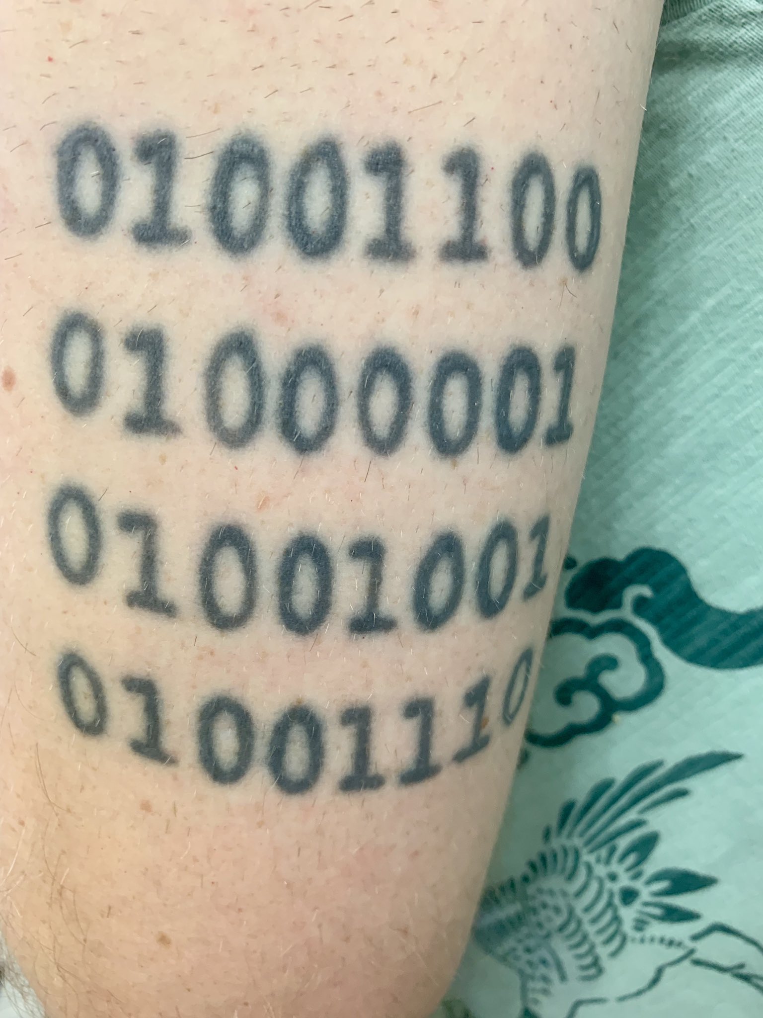 Buy Binary Code Temporary Tattoo Sticker set of 2 Online in India - Etsy