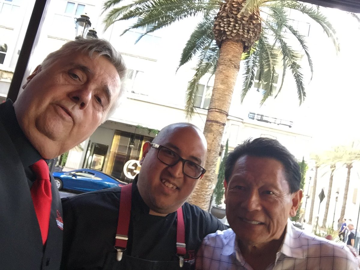 BKS_Industries's tweet photo. Thank you Lawrence #ChefChu for hosting your family at 
#LBSteak #LBSteakLife.  For all the years that you hosted
our families at your wonderful restaurant, it was Chef Roger
and my pleasure to serve you! #SantanaRow #Steak #Wagyu https://t.co/0HZSBqseID