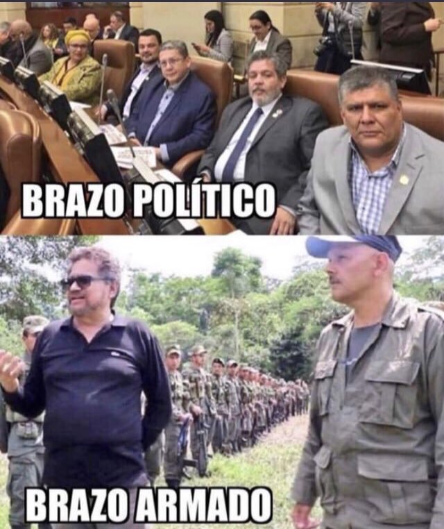supercatrina66's tweet photo. @Andrescogollos @RafagaMarmolejo @SinonimOfender @gzuluagal @DELAESPRIELLAE @AlvaroUribeVel @cielo_rusinque @esantosmolano @AlarconUbaldo16 @haydeeqa @paressa16 @EAGLEARCA @Elrepublicano09 @ecuanimusjustus @Zien_TheBosch @Brandt_Jimmy_ @CapitanSantiag0 Ignorante el q no ve la realidad socialcomunista arrimarse al poder!
Las Farc están:
En el montecosechando coca y dando bala cn Márquez y el paisa!
En el congreso narcoaceitando conciencias!
Y cn corte propia protegiendo su impunidad!
Pueden comprar políticos pero nunca al pueblo https://t.co/zPAHE3acNH