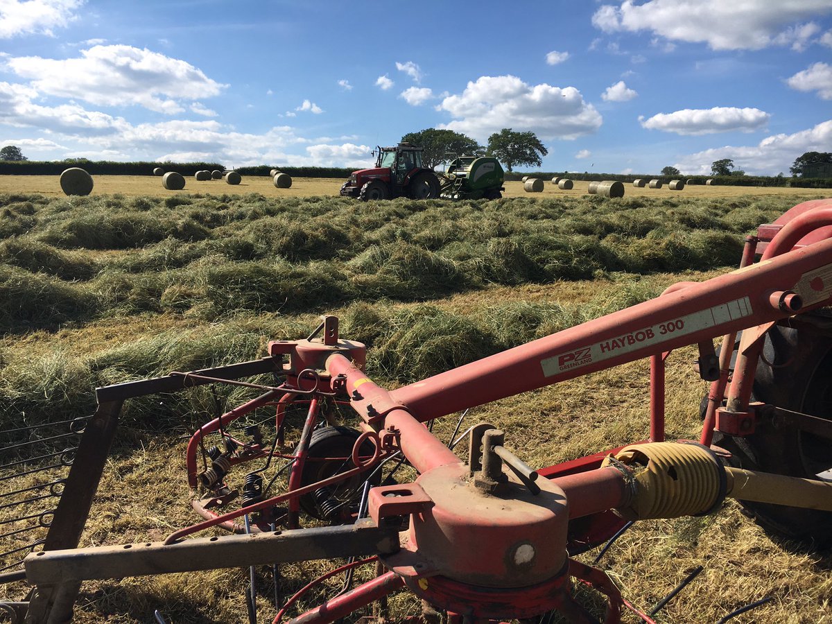 #WeAreWelshFarming lovely afternoon to get on with #harvest19