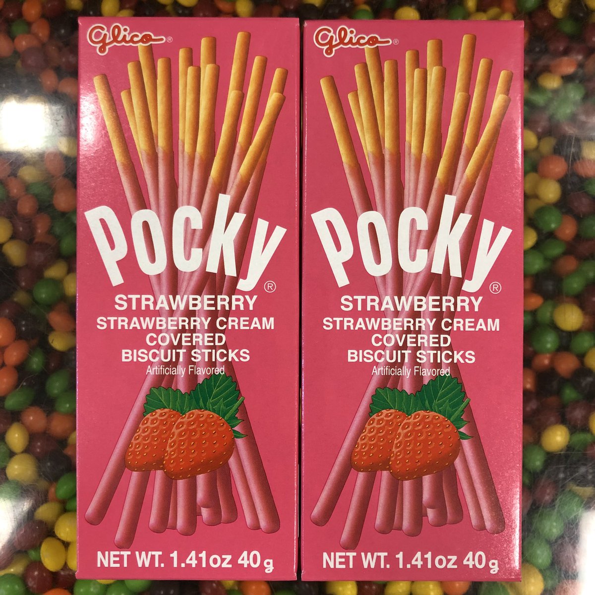TheBulkStore's tweet photo. Another week, another bunch of new candy at our store. Now we’ve got Pocky Sticks at The Bulk Store! So far we have 3 kinds in stock. Chocolate, Strawberry and Cookies &amp; Cream. Come in and buy a box or get ‘em all! #pocky #pockysticks #thebulkstoretaylor #shopthebulkstore https://t.co/uZnkm3Jsm4