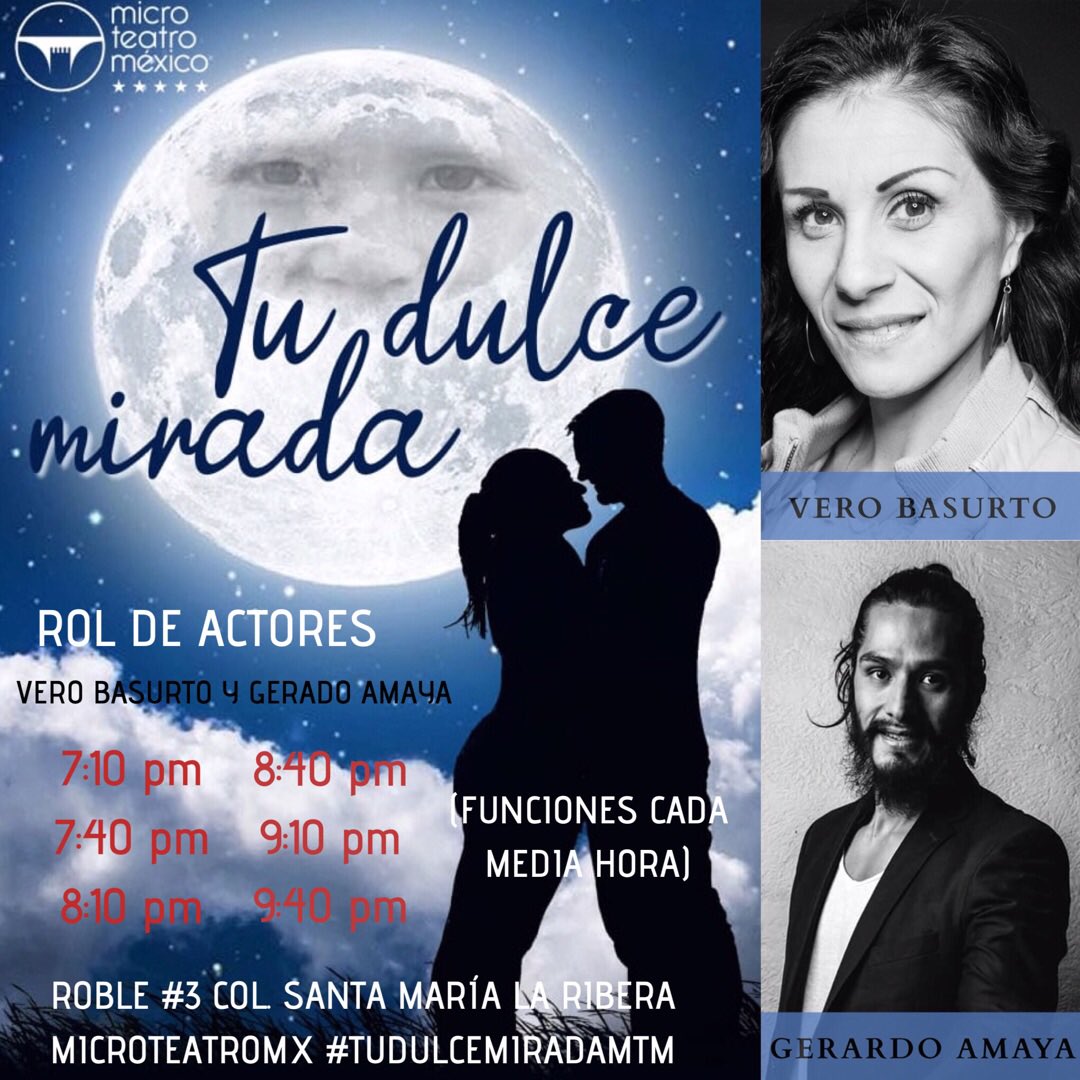 Rol de sábado en @tudulcemiradamtm de @microteatromex 🎶🎭🎭 #pormaria #sala5 #somosmicroteatro #music