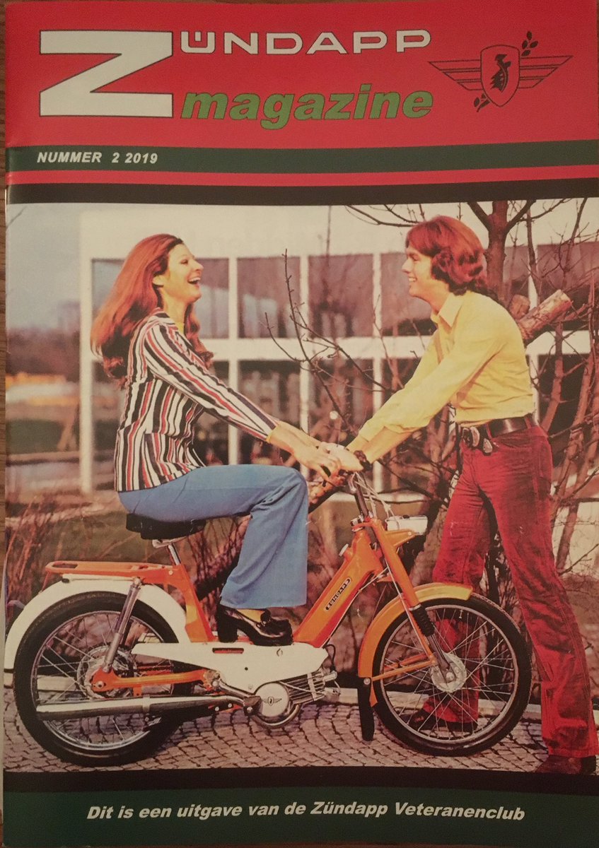 zvc1987's tweet photo. Nieuw #zundapp veteranen club magazine nr 2 is uit! Verslagen, restauraties etc. https://t.co/SY3vLMBGJC